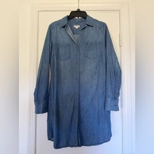 Merona Blue Denim Shirt Dress
